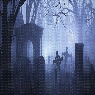 Gif animé gothique cimetière